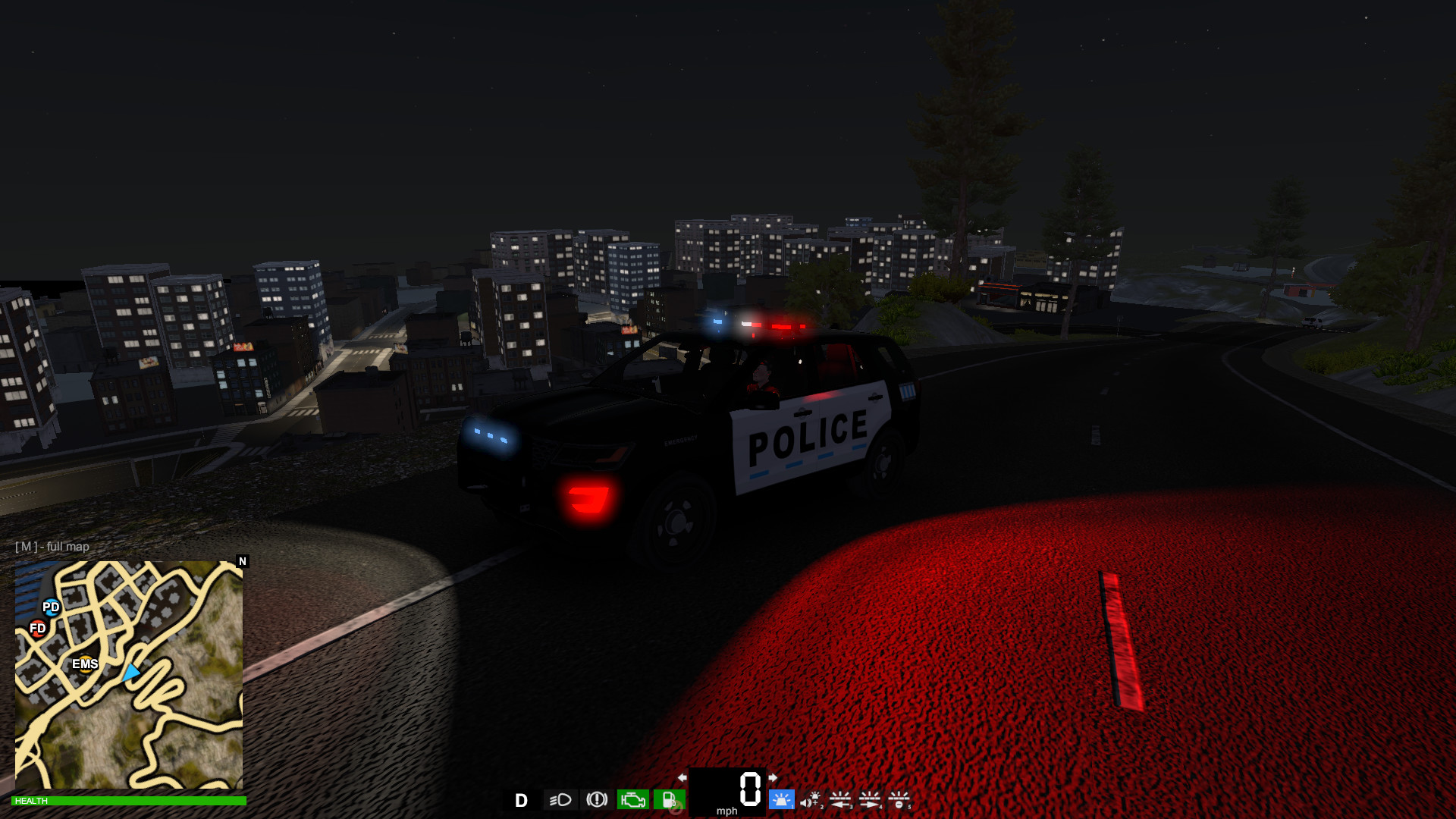Flashing Lights - Police, Firefighting, Emergency Services Simulator